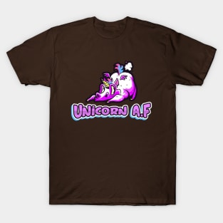 Unicorn AF, Funny Cute, Unicorn Gift, Unicorn Meme T-Shirt